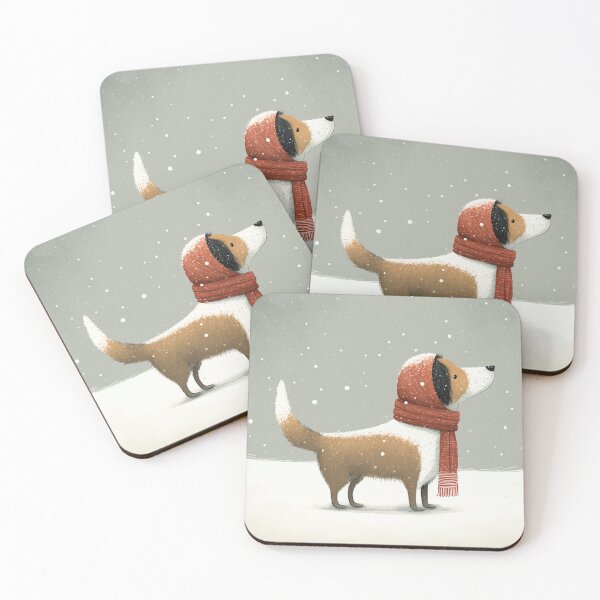 Item preview, Dog in the snow designed and sold by NattyCorvus.