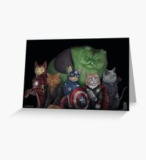 The Catvengers Greeting Card