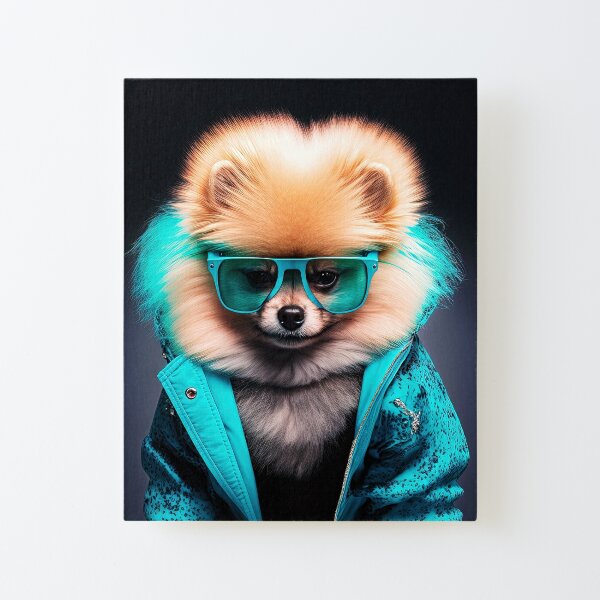 Pomeranian Meme Mounted Prints for Sale | Redbubble