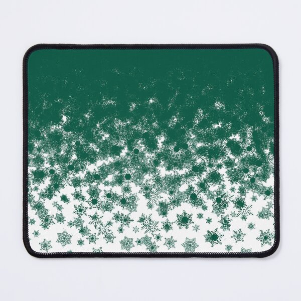 Item preview, Blizzard - Green snowflakes designed and sold by illustratious.