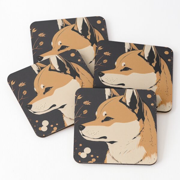 Item preview, Art Poster Style Shiba Inu  Shibe Eastern Design designed and sold by Shiba-Inu-Art.