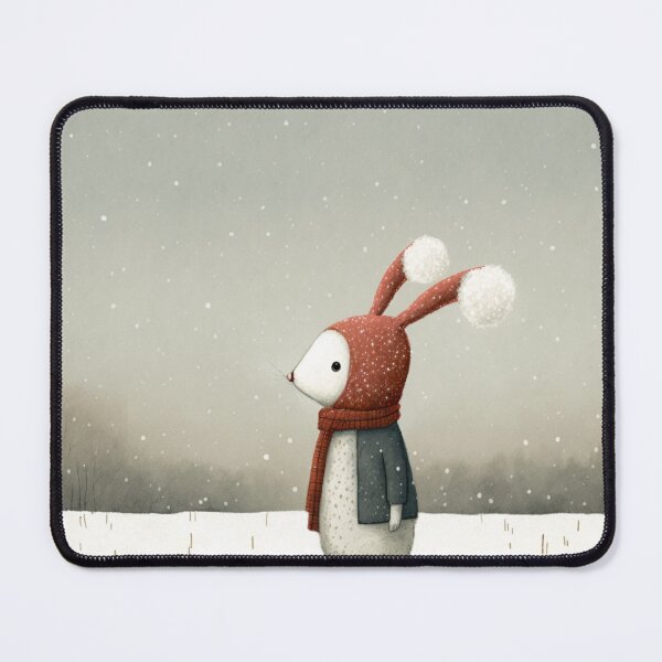 Item preview, Rabbit in the snow designed and sold by NattyCorvus.