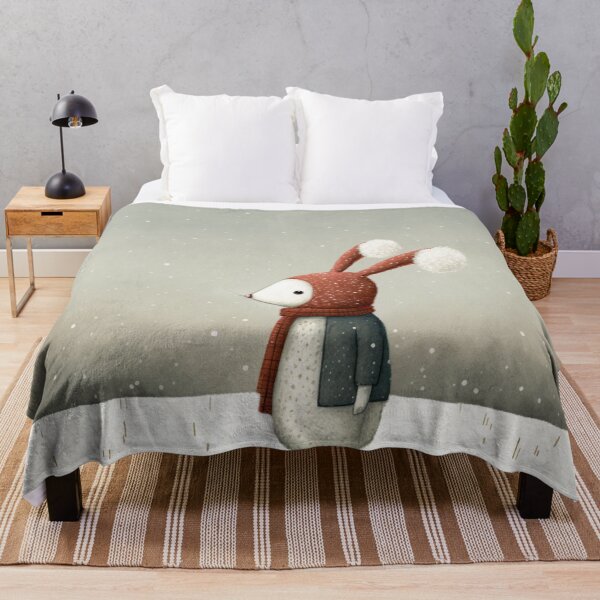 Item preview, Rabbit in the snow designed and sold by NattyCorvus.