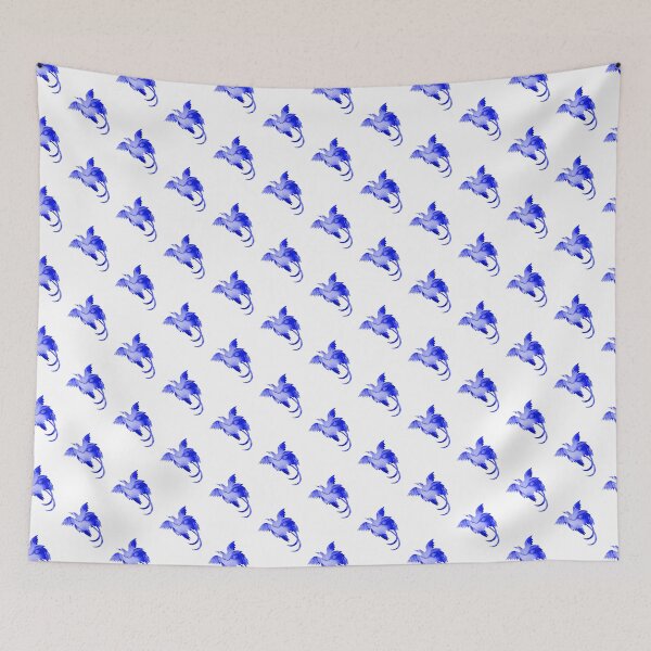 Item preview, Blue Watercolour Bird of Paradise - Papua New Guinea designed and sold by PNG-pikinini.