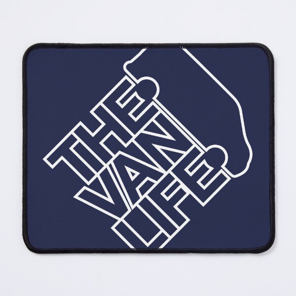 Item preview, The Van Life Logo : Clear Slant outline in Navy box designed and sold by robnoble.