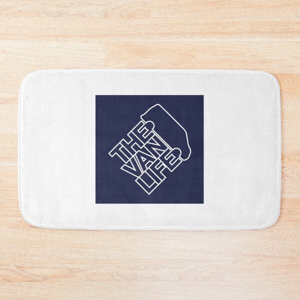Item preview, The Van Life Logo : Clear Slant outline in Navy box designed and sold by robnoble.
