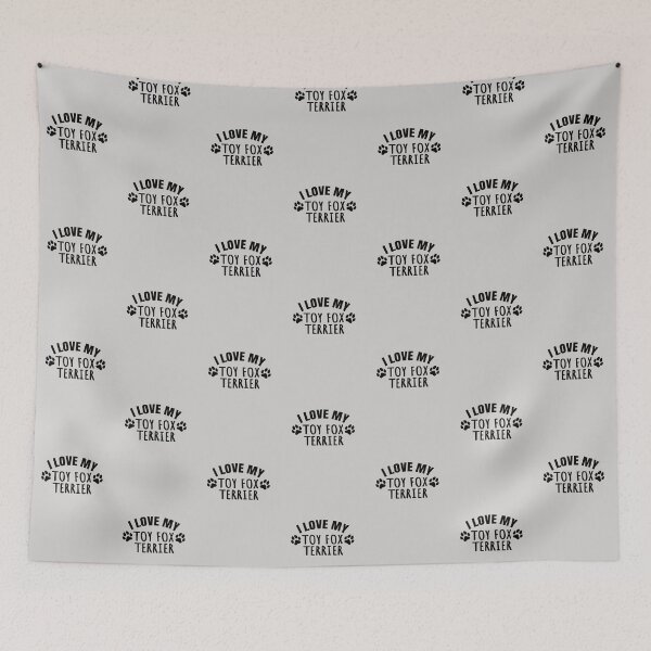 Item preview, I Love My Toy Fox Terrier Dog Lover Design Quote designed and sold by rukia020290.