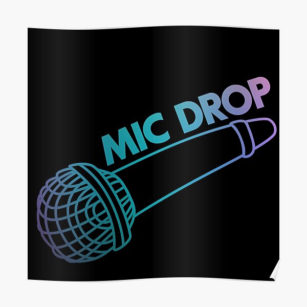 Bts Mic Drop Posters Redbubble