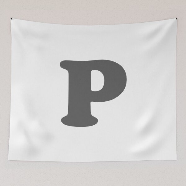 Item preview, Letter P, Initial P designed and sold by T-Caroline.