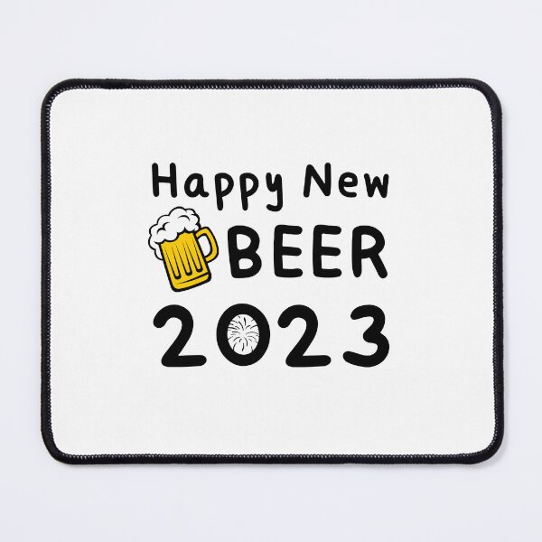 Item preview, HNY 2023,Happy New Year 2023 :Happy New Beer. Black designed and sold by MokonoKokoro.