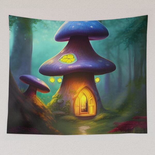 Item preview, Enchanting Home for Sale (3) - Magic Mushroom House designed and sold by TheThirdEye.