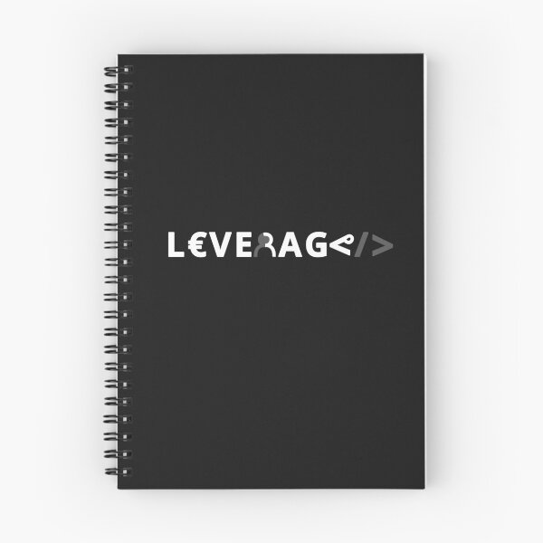Item preview, LEVERAGE- FOR THE LOVERS OF NAVAL RAVIKANT, CODING & BUSINESS designed and sold by The Bookworm Store.