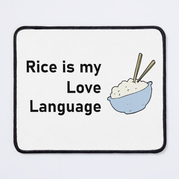 Item preview, rice is my love language designed and sold by noha alzohbi.