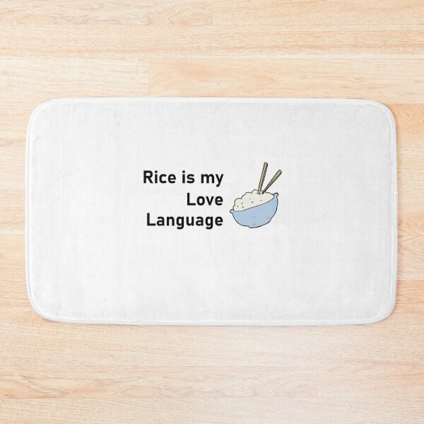 Item preview, rice is my love language  designed and sold by noha alzohbi.