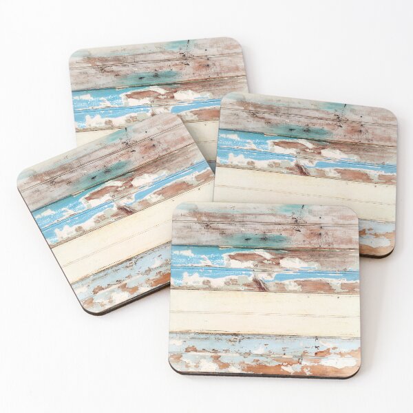 Item preview, Distressed Paint Look on Wood PHOTO Print Coastal Farmhouse Style Beachy Décor 1 of 16 designed and sold by Beachy.