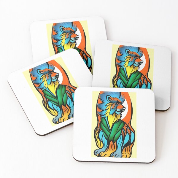 Item preview, Colorful lion  designed and sold by creepycrawler.