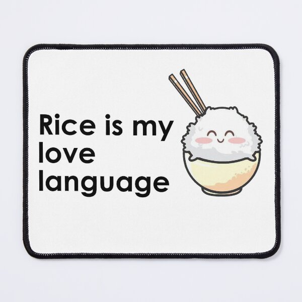 Item preview, rice is my love language designed and sold by noha alzohbi.