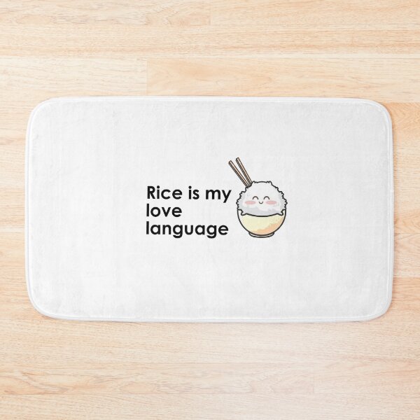 Item preview, rice is my love language  designed and sold by noha alzohbi.