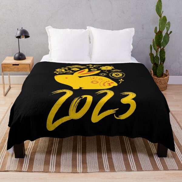 Item preview, HNY 2023,Happy New Year 2023 : Gold Rabbit. designed and sold by MokonoKokoro.