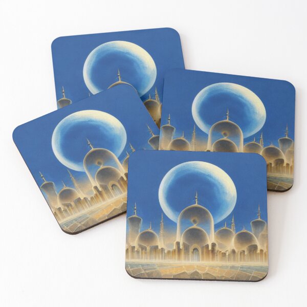 Item preview, painting of the ancient Islamic Arab palace and architecture designed and sold by MaissaArt.