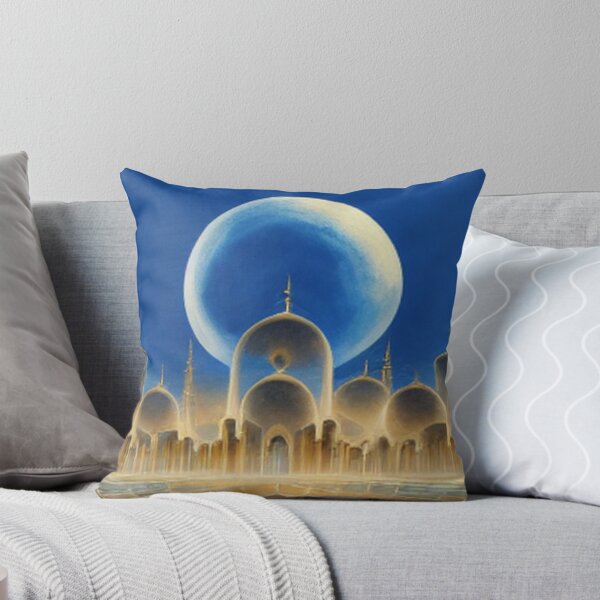 Aperçu de l'œuvre Copy of Copy of Copy of Copy of islamic palace painted in sky blue créée et vendue par MaissaArt.