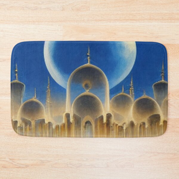 Item preview, painting of the ancient Islamic Arab palace and architecture designed and sold by MaissaArt.