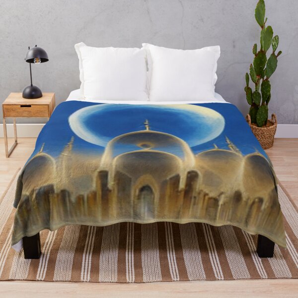 Item preview, painting of the ancient Islamic Arab palace and architecture designed and sold by MaissaArt.
