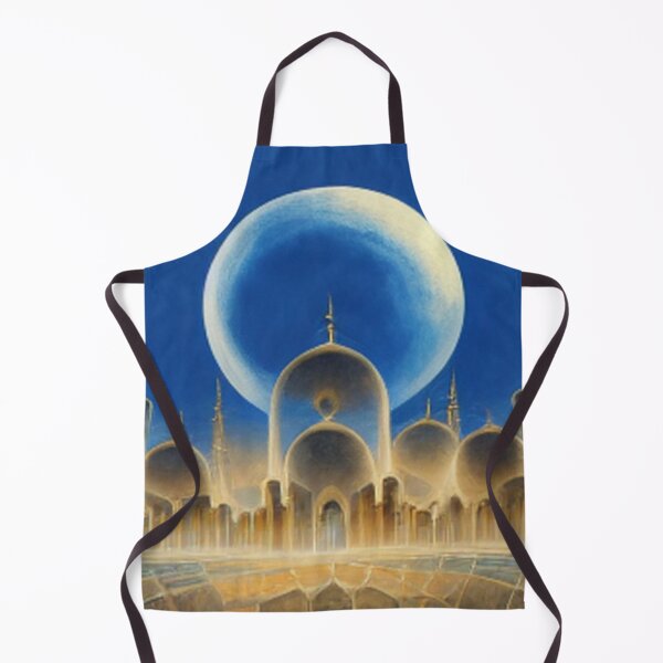 Item preview, painting of the ancient Islamic Arab palace and architecture designed and sold by MaissaArt.