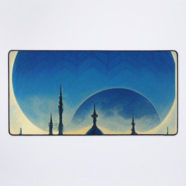 Item preview, painting of the ancient Islamic Arab palace and architecture designed and sold by MaissaArt.