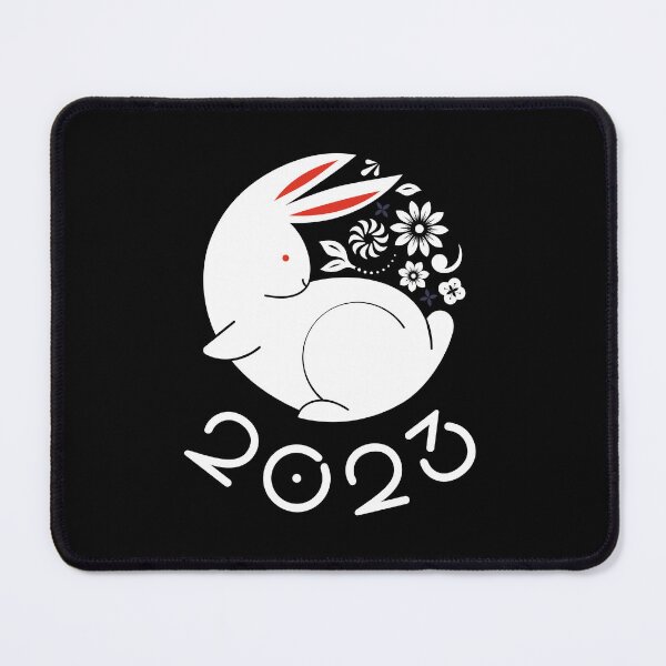 Item preview, HNY 2023,Happy New Year 2023 : White Rabbit. designed and sold by MokonoKokoro.