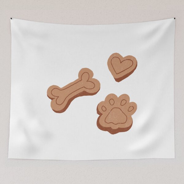 Item preview, dog paw, and bone, with a heart designed and sold by bemenmaher.
