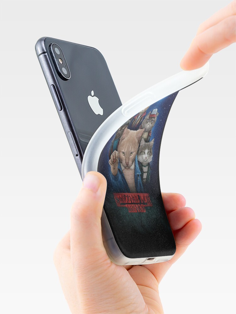 Alternate view of Strange Fur Things iPhone Case