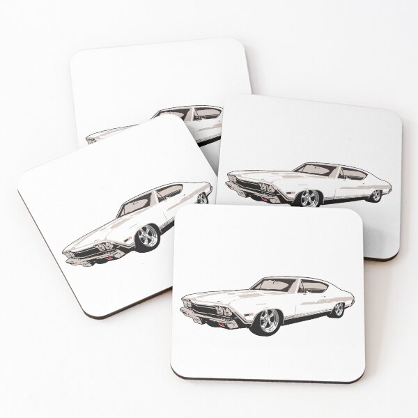 Item preview, White 60s CC Muscle Car designed and sold by CoolRide.