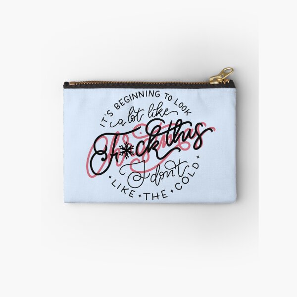 Item preview, it's beginning to look a lot like F*ck this, I don't like the cold - black and red design designed and sold by ILLUSTRATED TAILS.