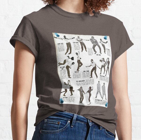 Swing Dance Instructional Pictorial Classic T-Shirt