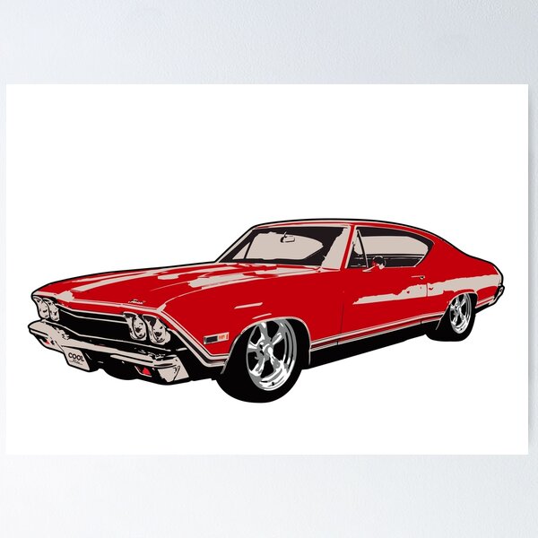 Item preview, Red 60s CC Muscle Car designed and sold by CoolRide.