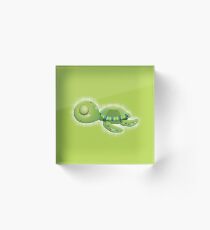 Make A Wish - Turtle Acrylic Block