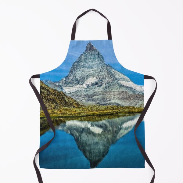Item preview, Matterhorn Mountain Switzerland Zermatt, European Swiss Alps Mountains, Winter Matterhorn Landscape Oil Paint, Switzerland Highest Peak designed and sold by Paintcorner.