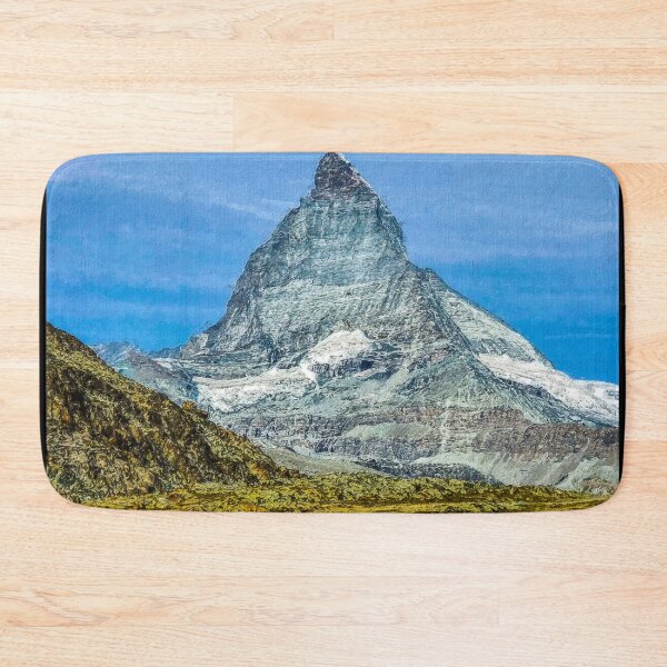 Item preview, Matterhorn Mountain Switzerland Zermatt, European Swiss Alps Mountains, Winter Matterhorn Landscape Oil Paint, Switzerland Highest Peak designed and sold by Paintcorner.