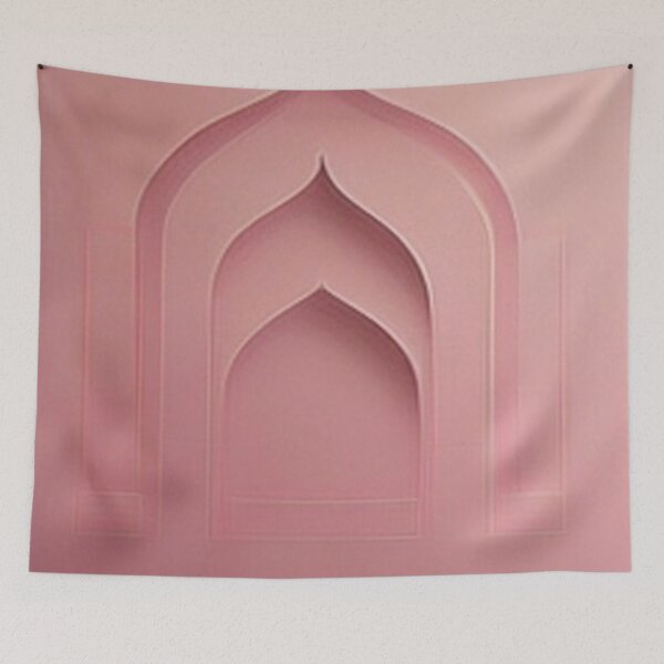 Item preview, pink mosaic and ancient Arab Islamic writing/ piece of art designed and sold by MaissaArt.