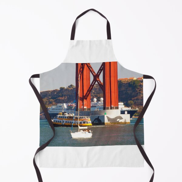 Item preview, pilares da ponte. Tejo. boats designed and sold by Tereza Pilar Art.