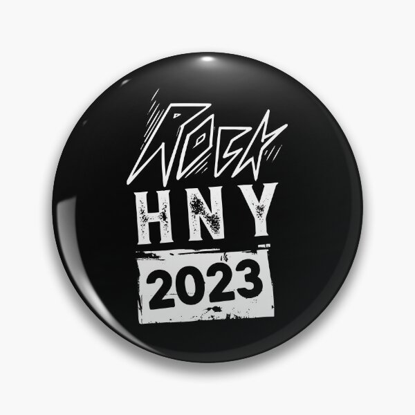 Item preview, ROCK : HNY 2023,Happy New Year 2023 : White designed and sold by MokonoKokoro.