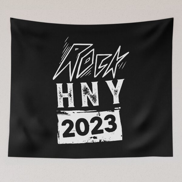 Item preview, ROCK : HNY 2023,Happy New Year 2023 : White designed and sold by MokonoKokoro.