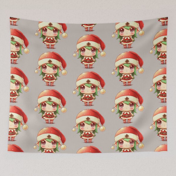 Aperçu de l'œuvre Cute Christmas Elf créée et vendue par Bratak.