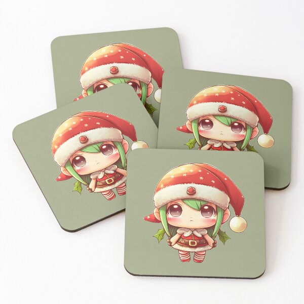 Item preview, Kawaii Christmas Elf designed and sold by Bratak.
