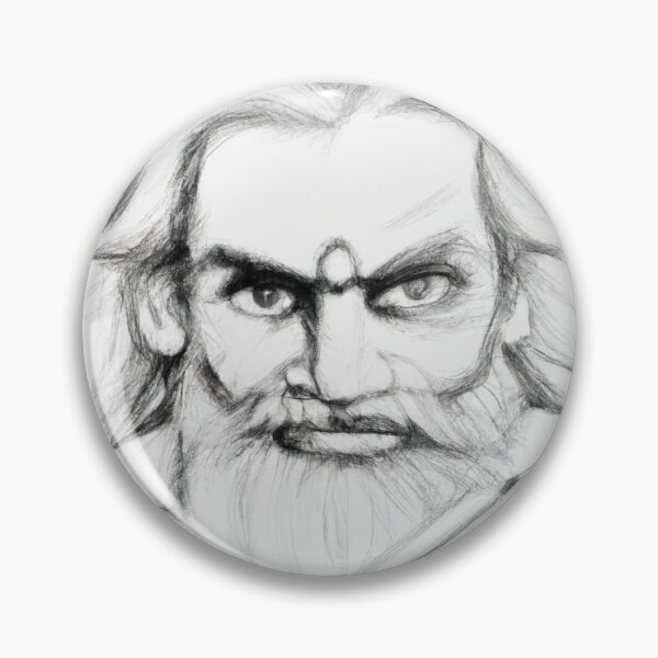 Item preview,  Badass Yogi pencil drawing, Yoga and meditation designed and sold by Ioana1.