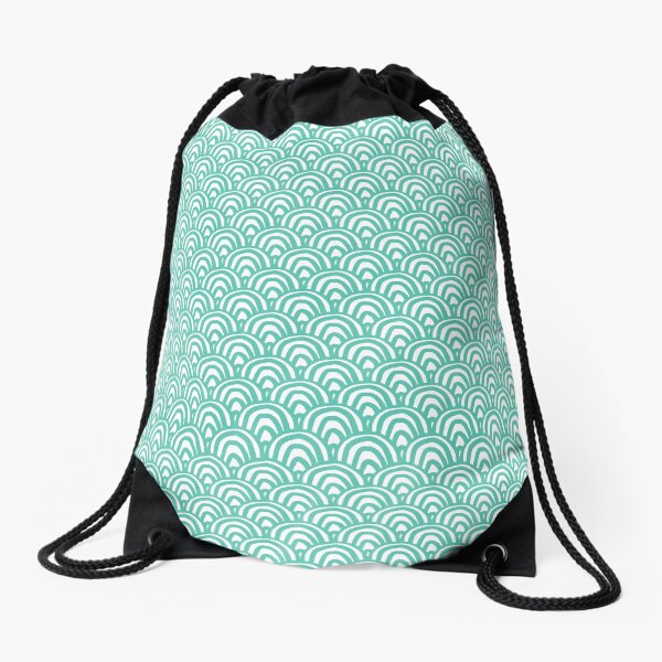 Rainbow pattern Drawstring Bag