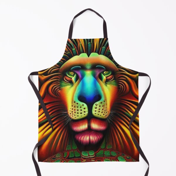 Artikelvorschau,  Lion Head Einzigartige Kunst erstellt von AI entworfen und verkauft von tpixx.