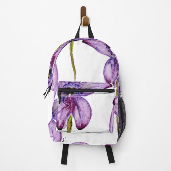 Item preview, purple enamel orchid designed and sold by GorgeousScience.