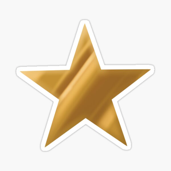 Item preview, Gold Star Sticker designed and sold by Midnight-Leaf.
